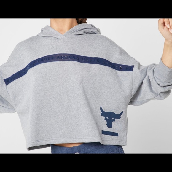 women's ua taped fleece hoodie